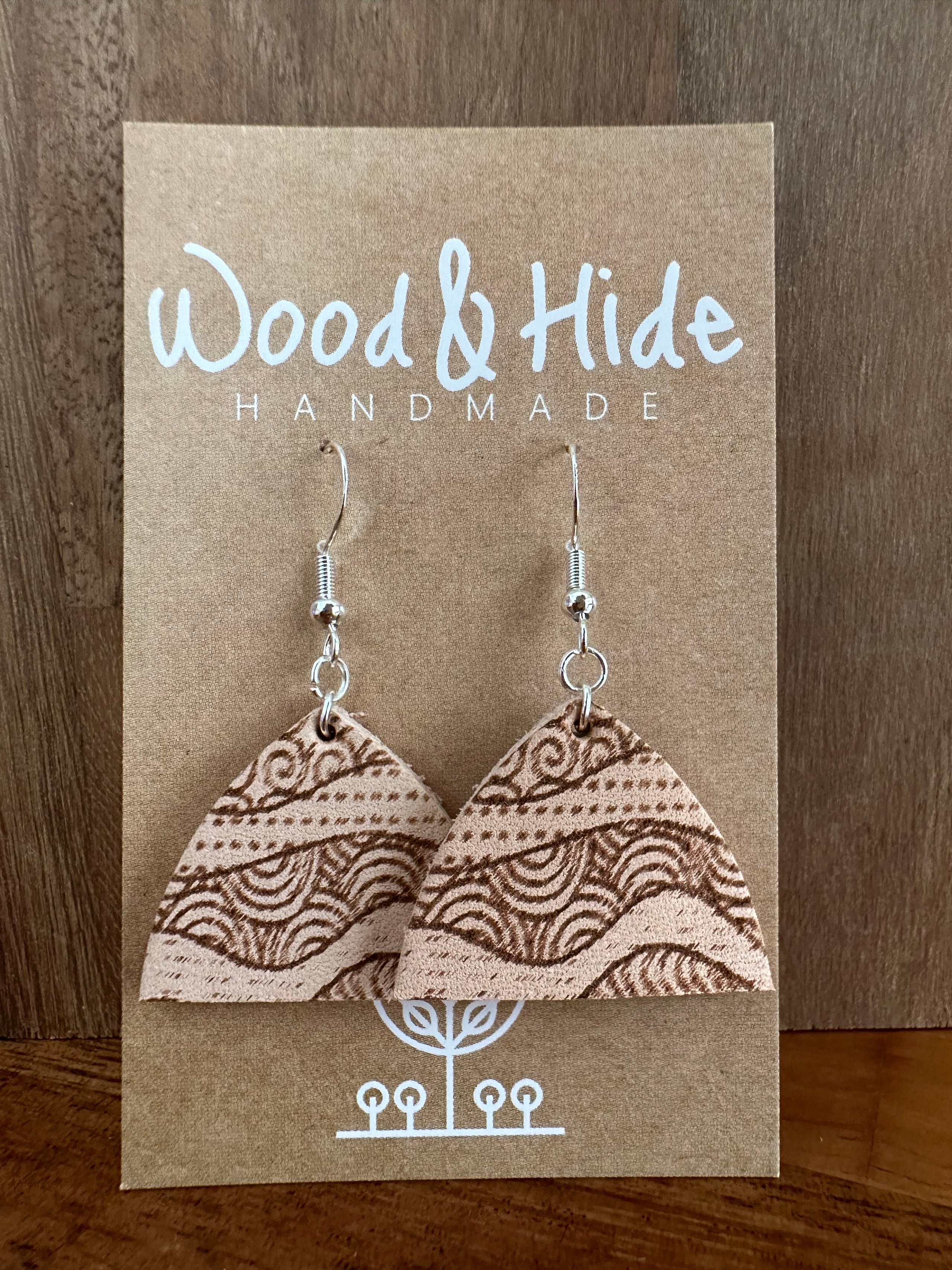 Wooden earring designs cheap